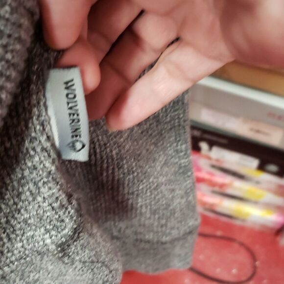 Wolverine mens zip up grey pullover EUC SZ XL - Picture 4 of 8